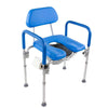 Bariatric Shower Commode with Backrest