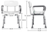 Shower Bench with Backrest