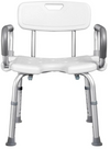 Shower Bench with Backrest