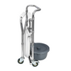Aluminium Mobile Foldable Commode