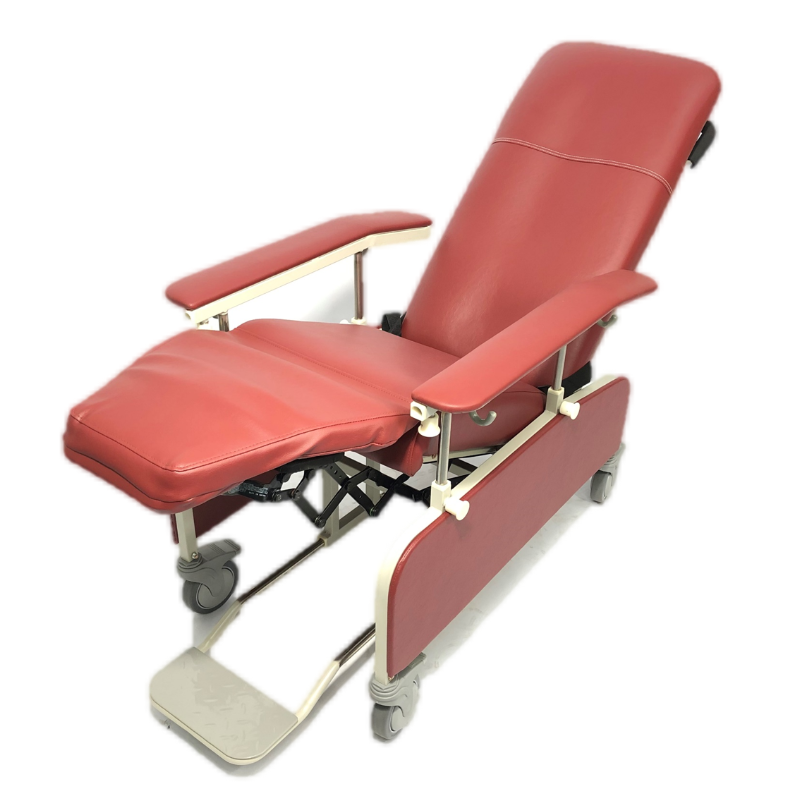 Reclining Geriatric Chair Gas Spring Lever Footplate